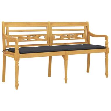vidaXL - Bankje - Bruin - Teakhout - 150 cm product