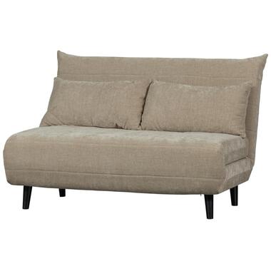 WOOOD Xem Slaapbank - 1-Persoons - Chenille stof - Naturel - 80x122x92 product