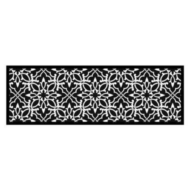 Tapis d'entrée Motif Ornemental anthracite - 50x150 cm product