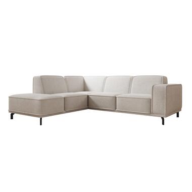 Meubella - Hoeksalon Hayman - Grijs - Stof - Links product