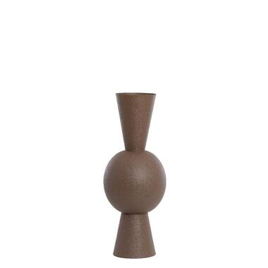 Light & Living - Chedi vaas deco Ø25x60 cm - mat donkerbruin product