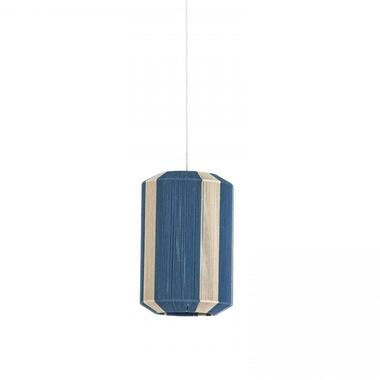 Light & Living - Kozana hanglamp Ø30x46 cm - blauw+crème product