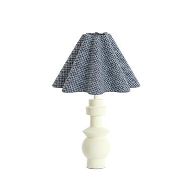 Lampe de table Esino/Bezaha – Crème/Blanc – Ø35x46cm product