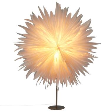 SATOPANTH - Kerstdecoratie ster lamp - Gebroken wit - Papier product