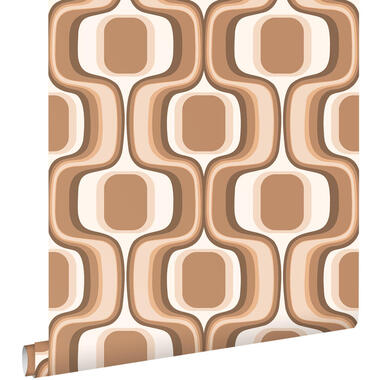ESTAhome papier peint - ornements au style rétro - marron - 50 x 900 cm product