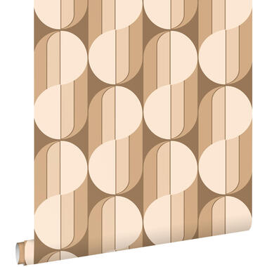 ESTAhome behangpapier - retro ornamenten - bruin - 50 x 900 cm product
