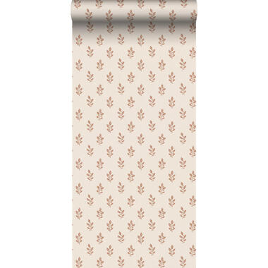 Borastapeter papier peint - fleurs - terracotta et beige - 53 cm x 10.05 m product