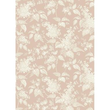 Borastapeter papier peint - fleurs - rose et beige - 53 cm x 10.05 m product