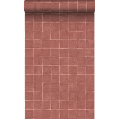 Origin Wallcoverings papier peint - carreaux de ciment - terracotta product