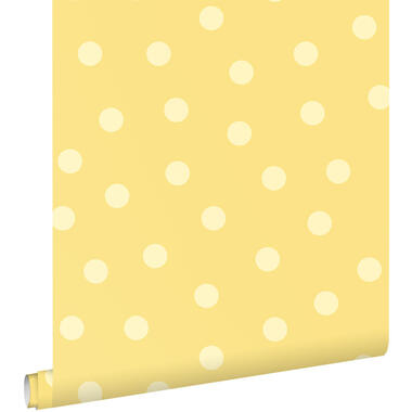 ESTAhome papier peint - à motif de petits points - jaune - 50 x 900 cm product
