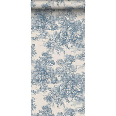 Borastapeter behangpapier - natuurmotief - blauw - 53 cm x 10.05 m product