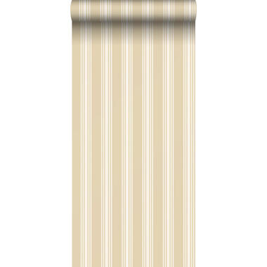 Borastapeter behangpapier - strepen - warm beige - 53 cm x 10.05 m product