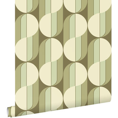 ESTAhome papier peint - ornements au style rétro - vert - 50 x 900 cm product