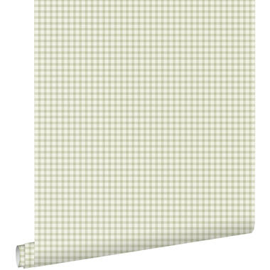 ESTAhome behangpapier - strepen - vergrijsd groen - 50 x 900 cm product
