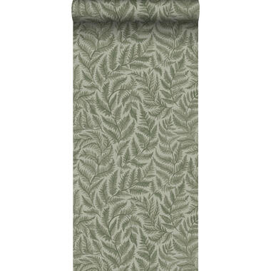 Borastapeter papier peint - feuilles - vert olive grisé - 53 cm x 10.05 m product