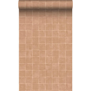 Origin Wallcoverings behangpapier - tegelmotief - licht terracotta product