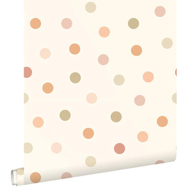 ESTAhome behangpapier - stip - beige en meerkleurig - 50 x 900 cm product