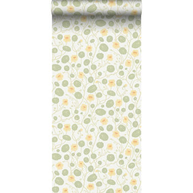 Borastapeter papier peint - fleur de lys - vert et jaune - 53 cm x 10.05 m product