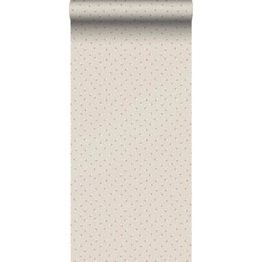 Borastapeter papier peint - fleurs - taupe et terracotta - 53 cm x 10.05 m product