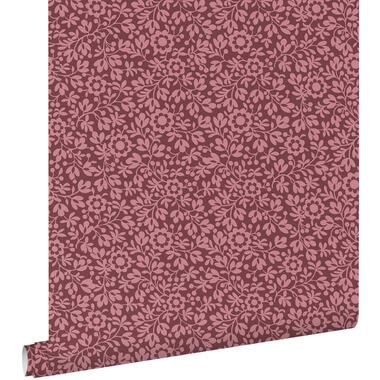ESTAhome behangpapier - bloemetjes - aubergine paars - 50 x 900 cm product
