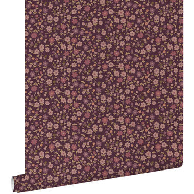 ESTAhome papier peint - fleurs - violet aubergine - 50 x 900 cm product