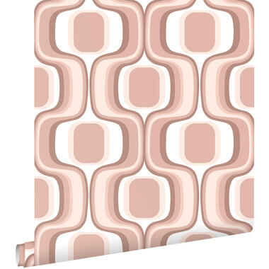 ESTAhome papier peint - ornements au style rétro - rose terracotta product