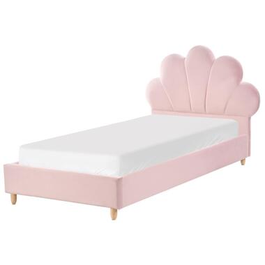 Lit d'enfant Coquillage Velours NEULISE 90 x 200 cm Rose product