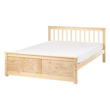 Lit avec sommier Bois de pin OLENDON 140 x 200 cm Marron clair product