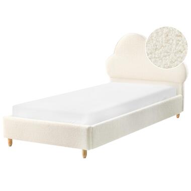 Lit d'enfant Nuage Bouclé BELLEVUE 90 x 200 cm Blanc cassé product