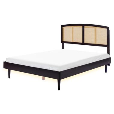 Lit avec LED Rotin VARZY 160 x 200 cm Noir product