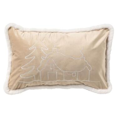 Sierkussen Alpes - Bleached Sand - 30x50 cm product