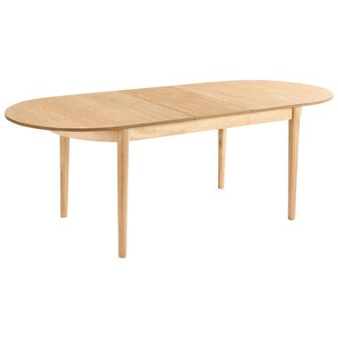 CLAVET - Uitschuifbare eettafel - Lichtbruin - 180/220 x 90 cm - MDF product