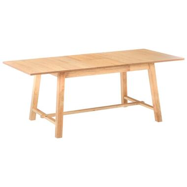 Table de salle à manger extensible BARNES Frêne clair 160/200 cm 90 cm product