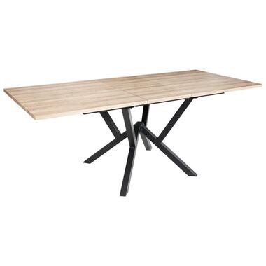 Table de salle à manger extensible ANSELL Marron clair 160/200 cm 90 cm product