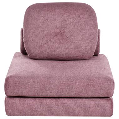 OLDEN - Slaapbank - Roze - Stof product