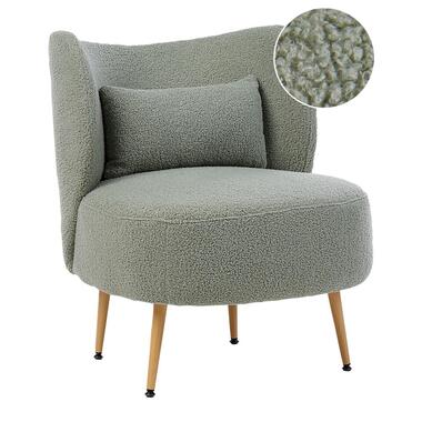 Fauteuil OTSBY II avec coussin Bouclé Vert product