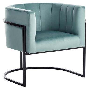 LARVIK II - Fauteuil - Mintgroen - Fluweel product