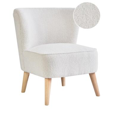 ALVEN - Fauteuil - Gebroken wit - Bouclé product