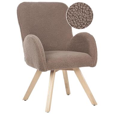Fauteuil BJARN Bouclé Marron product