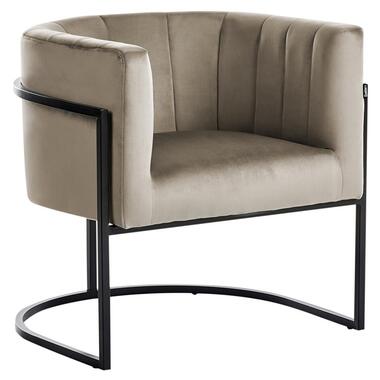 Fauteuil LARVIK II Velours Taupe product