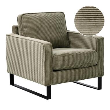 VIND - Fauteuil - Groen - Corduroy product