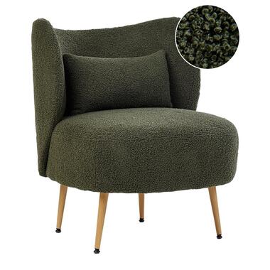Fauteuil OTSBY II avec coussin Bouclé Vert foncé product