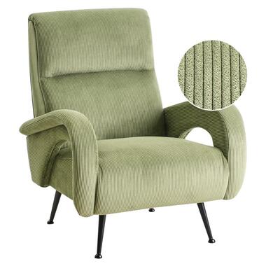 Fauteuil SVALOV Velours côtelé Vert product