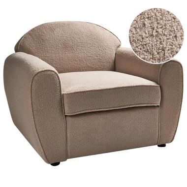 ELLEDE - Fauteuil - Lichtbruin - Bouclé product