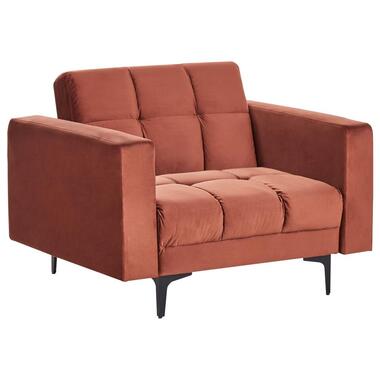 ALNES - Fauteuil - Lichtrood - Polyester product