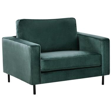 SAVALEN - Fauteuil - Donkergroen - Fluweel product