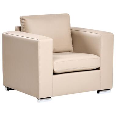 HELSINKI - Fauteuil - Beige - Leer product