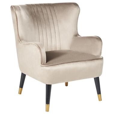 VARBERG - Fauteuil - Beige - Fluweel product