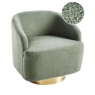 LAVIK - Fauteuil - Lichtgroen - Bouclé product