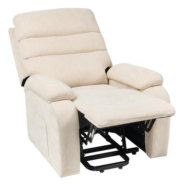 RISE - Relaxfauteuil elektrisch - Lichtbeige - Stof product